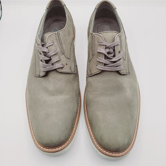 G.H. Bass & Co. Gray Suede Leather Lace Up Oxford Derby Size 9.5M - Picture 4 of 11